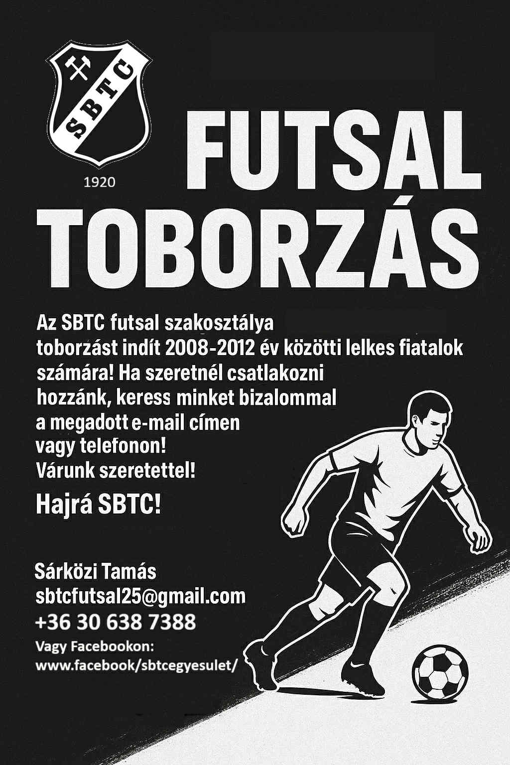 Futsal Toborzó Kép