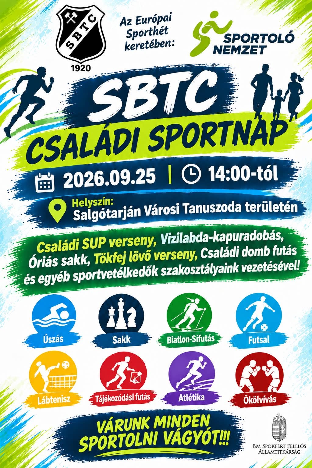 SBTC Családi Sportnap - 2026