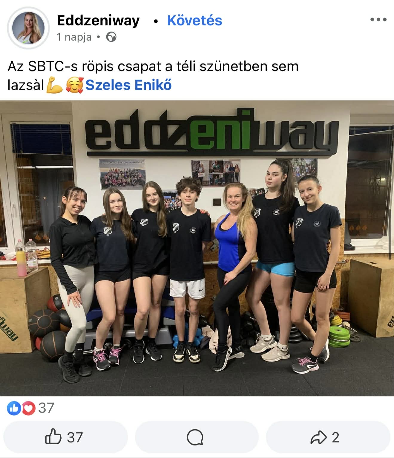 You are currently viewing Az SBTC-s röpis csapat a téli szünetben sem lazsàl💪